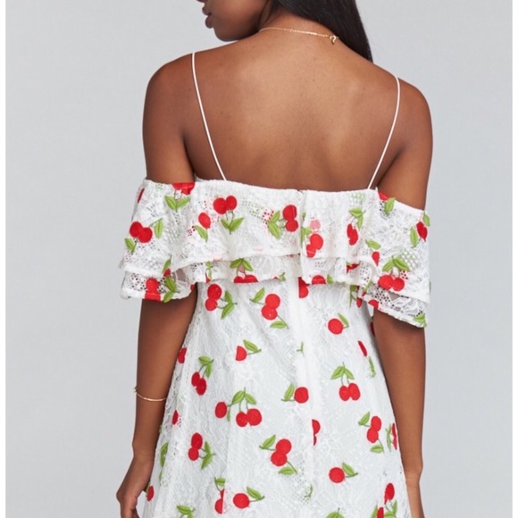 NWT Show Me Your Mumu Ruffle Off Shoulder Dress - Picture 3 of 7